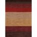 Contemporary Gabbeh Oriental Wool Area Rug Hand-knotted Bedroom Carpet - 4'0" x 5'8"