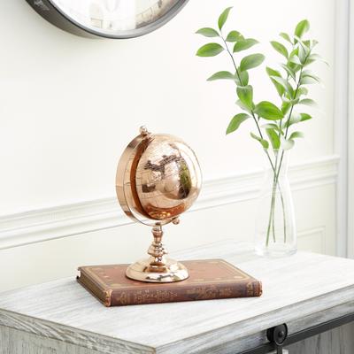 The Novogratz Rose Gold Aluminum Globe