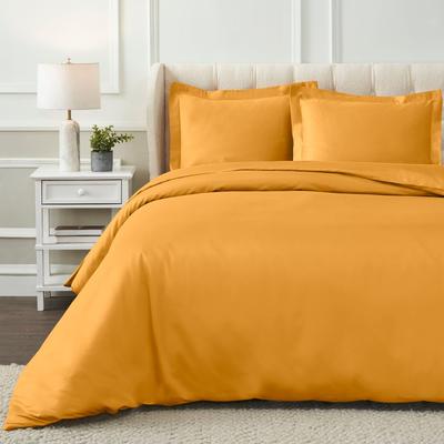 Superior 1200 Thread Count Egyptian Cotton Solid or Embroidered Duvet Cover Set