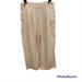 American Eagle Outfitters Pants & Jumpsuits | American Eagle Outfitters Wide Leg Linen Crop Pants Trousers Lightweight Fresh | Color: Tan/Brown | Size: 12