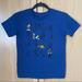 Disney Shirts & Tops | Disney Mickey Donald Duck Pluto Goofy Character T-Shirt Soft Youth Size 7/8 | Color: Blue | Size: 7/8