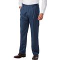Men's Big & Tall KS Signature Easy Movement® Pleat-Front Expandable Dress Pants by KS Signature in Slate Blue (Size 42 40)