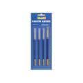 Revell 39629 Pinsel-Set 4teilig Modellbau, Gold,blau,braun, 5