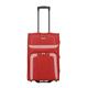 Travelite paklite 2-Rad Koffer Größe M, Gepäck Serie ORLANDO: Klassischer Weichgepäck Trolley im zeitlosen Design, 63 cm, 58 Liter, Ausziehgriff, Rot