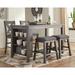 Signature Design by Ashley Caitbrook Counter Height Dining Table & 4 Barstools Wood/Upholstered in Brown/Gray | 36 H x 60 W x 30 D in | Wayfair