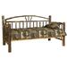 Millwood Pines Santorini Daybed Wood in Brown | 44 H x 44 W x 82 D in | Wayfair A57F4D48A0F349BA9A9CE6403C6DAAE2