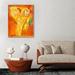 Wade Logan® Aided Amira by Salvatore Principe - Wrapped Canvas Painting Canvas, Wood in Orange/Red/Yellow | 30 H x 24 W x 1.5 D in | Wayfair