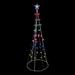 6' Multi-Colored Lighted Show Cone Christmas Tree Outdoor Decoration - Multi
