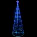 9' Blue LED Lighted Christmas Tree Show Cone Outdoor Decor