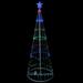 9' Multi-Color LED Lighted Show Cone Christmas Tree Outdoor Decoration - Multi