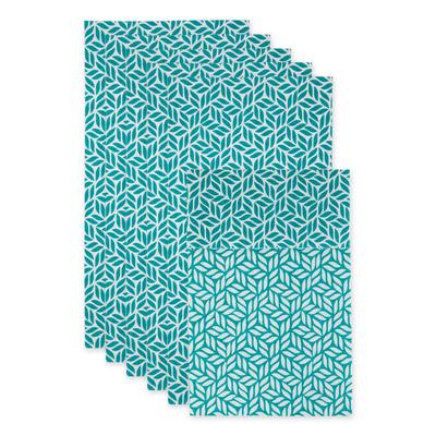 DII Nautical Blue Market Print Fridge Liner (Set of 6)