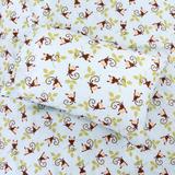 3-Piece Cotton Toddler Sheet Set for Kids Boys & Girls (Animals, Fish, Sports, Floral)