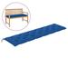 vidaXL Garden Bench Cushion Blue 78.7"x19.7"x 2.8" Fabric - 78.7"x19.7"x 2.8"