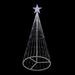 4' Purple LED Lighted Show Cone Christmas Tree Outdoor Decor