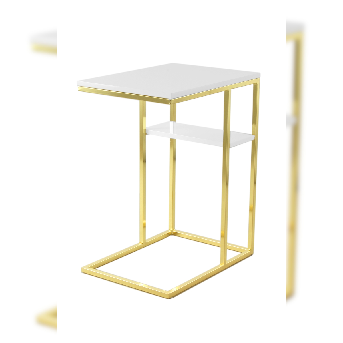 Lalee.Avenue Beistelltisch Darselle 200 Weiß / Gold Image