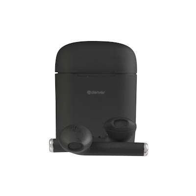 Denver TWE-46BLACK Kopfhörer & Headset Kabellos im Ohr Musik Bluetooth Schwarz