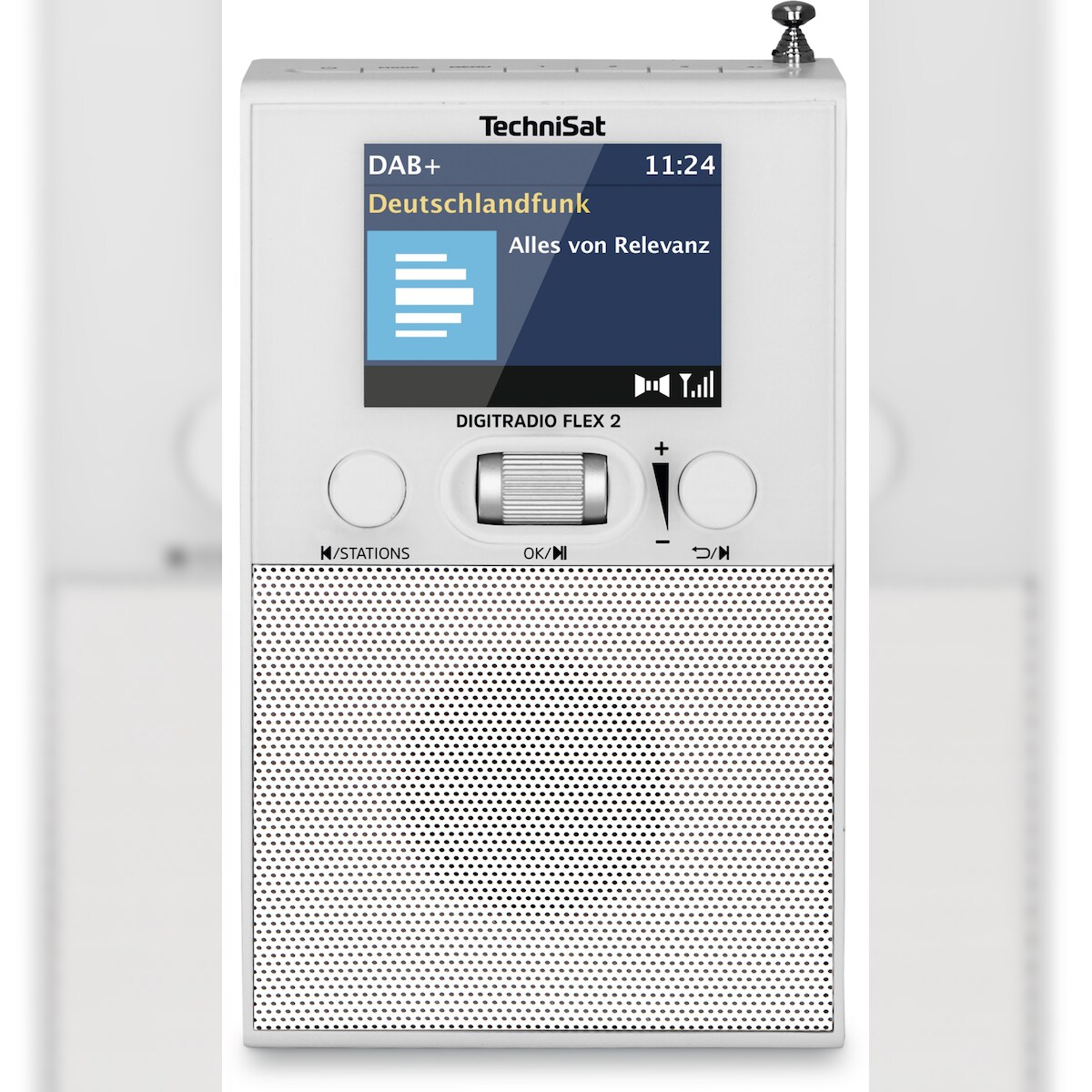 TechniSat DigitRadio Flex 2 Tragbar Digital Weiß