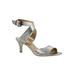 Wide Width Women's Soncino Sandals by J. Renee® in Taupe Metallic (Size 8 1/2 W)