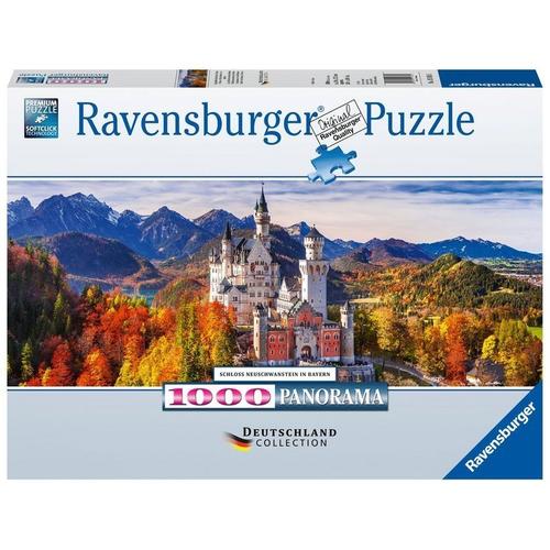 Schloss Neuschwanstein in Bayern (Puzzle)