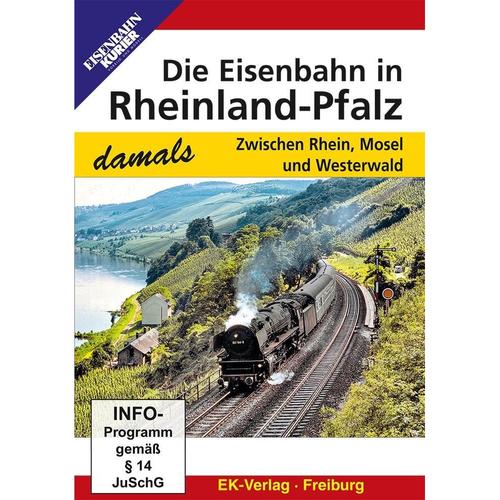 Die Eisenbahn in Rheinland-Pfalz damals, 1 DVD (DVD)