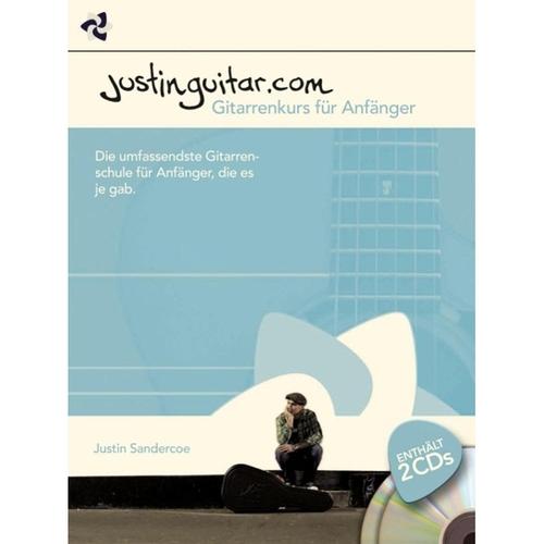 Justinguitar.com - Gitarrenkurs für Anfänger, m. 2 Audio-CDs - Justin Sandercoe, Kartoniert (TB)