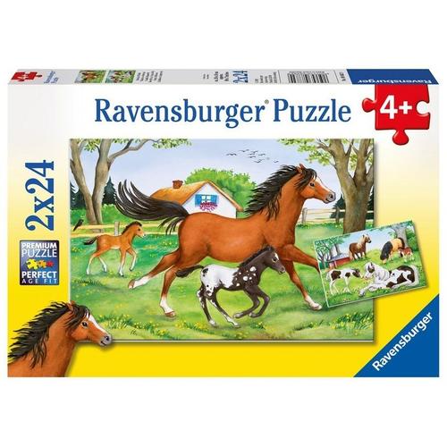 Puzzle Welt der Pferde 2x24