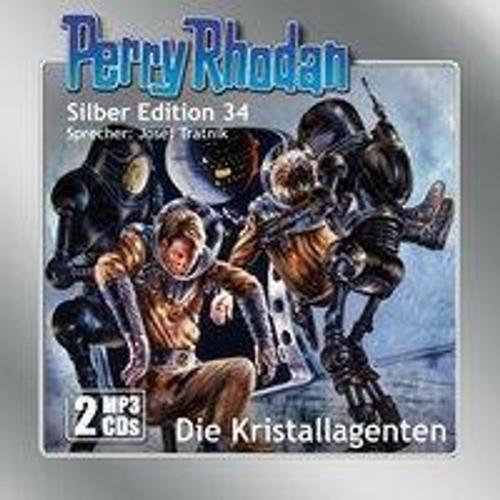 Perry Rhodan Silberedition - 34 - Die Kristallagenten (Remastered) Von William Voltz, H. G. Ewers, K. H. Scheer, Eins A Medien