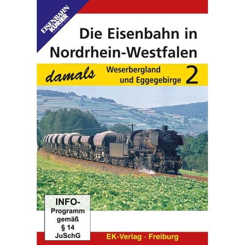Die Eisenbahn in Nordrhein-Westfalen damals, 1 DVD (DVD)