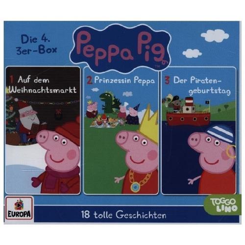 Peppa Pig Hörspiele - 3er Box, 3 Audio-CD - Peppa Pig Hörspiele, Peppa Pig Hörspiele (Hörbuch)
