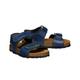 Develab - Leder-Sandalen Freja In Navy, Gr.33