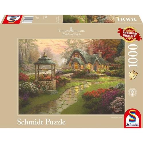 Schmidt Puzzle 1000 - Haus Mit Brunnen (Puzzle)