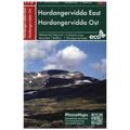 Phonemaps Wander- Radkarte Norwegen / Pm 113 / Hardangervidda Ost, Wander- Radkarte 1 : 50 000, Karte (im Sinne von Landkarte)