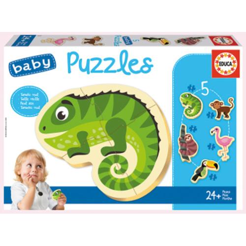 Baby Puzzles Trop. Animals (Kinderpuzzle)