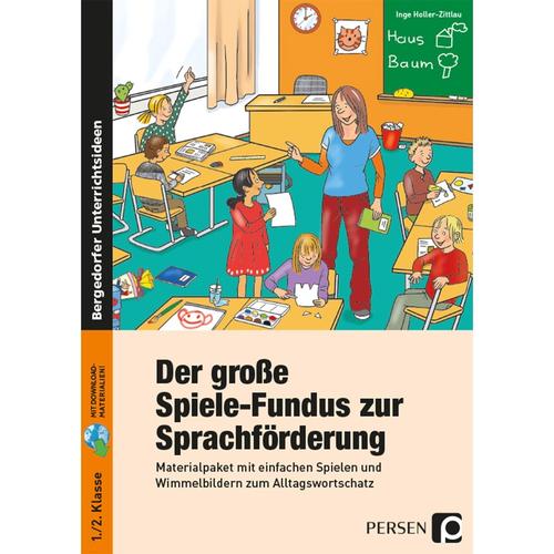 Der Große Spiele-Fundus Zur Sprachförderung - Inge Holler-Zittlau, Kartoniert (TB)