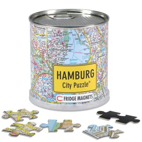 Hamburg City Puzzle Magnets 100 Teile, 26 x 35 cm