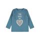 name it - Langarmshirt Nmftika – Heart In Petrol, Gr.104