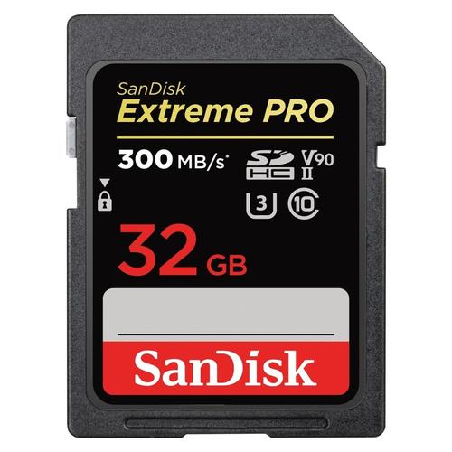 SanDisk SDHC Extreme Pro 32GB (V90/U3/UHS-II/Cl.10/R300/W260)