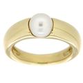 Orolino Ring 585/- Gold Akoya Zuchtperle Weiß Glänzend (Größe: 054 (17,2))