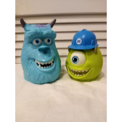 Disney Accents | Disney Monster Inc Mugs With Flip Lids | Color: Gray | Size: None