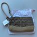 Coach Bags | Brand Coach Factory Color Tan Womens Wristlet | Color: Tan | Size: Os