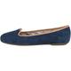 Geox Damen D Palmaria Ballerinas, Dk Blue Dk Skin, 39 EU