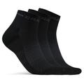 Craft - Core Dry Mid Sock 3-Pack - Radsocken 43-45 | EU 43-45 schwarz