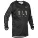 Fly Racing F-16 Youth Jersey, black-grey, Size S