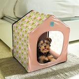 PAWTITAS Small Dogs & Cats Crate Plastic in Pink | 20 H x 18 W x 15 D in | Wayfair House05