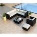 Wade Logan® Suffern 8 Piece Sectional Seating Group w/ Sunbrella Cushions | Outdoor Furniture | Wayfair 75353C862AC2452E8C1F7EAF3CC2B6FD