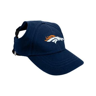 Littlearth NFL Dog & Cat Baseball Hat, Denver Broncos, Large