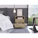 FM Furniture Oklahoma Nightstand with Two Drawers, and One Shelf