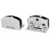5mm-8mm Thickness Wall Mounted Glass Door Clamp Clip Hinge Silver Tone 2pcs - Silver Tone
