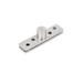 75mm Length 360 Degree Rotation Hidden Stainless Steel Wooden Door Pivot Hinges - Silver Tone