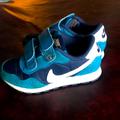 Nike Shoes | Boys Nike Shoes Size 10.5 | Color: Blue/Brown/Red | Size: 10.5b